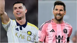 Cristiano Ronaldo of Al Nassr and Lionel Messi of Inter Miami.