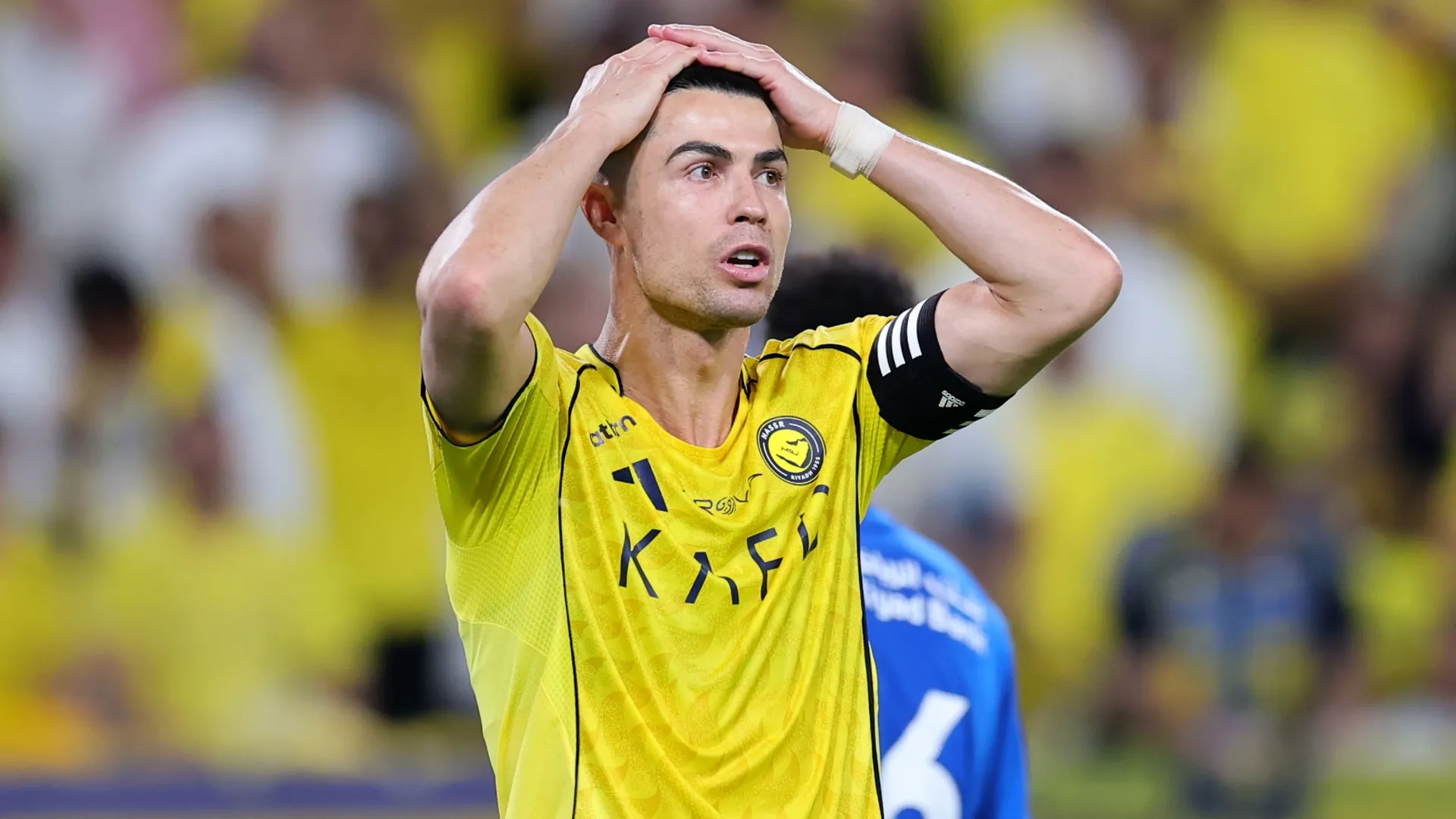 Cristiano Ronaldo lamenting