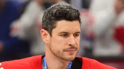 Sidney Crosby of Team Canada during Winter Olympics.