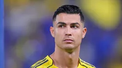 Cristiano Ronaldo at Al Awwal Park in Riyadh, Saudi Arabia.