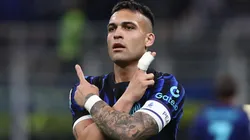Lautaro Martinez during the Serie A match against AS Roma