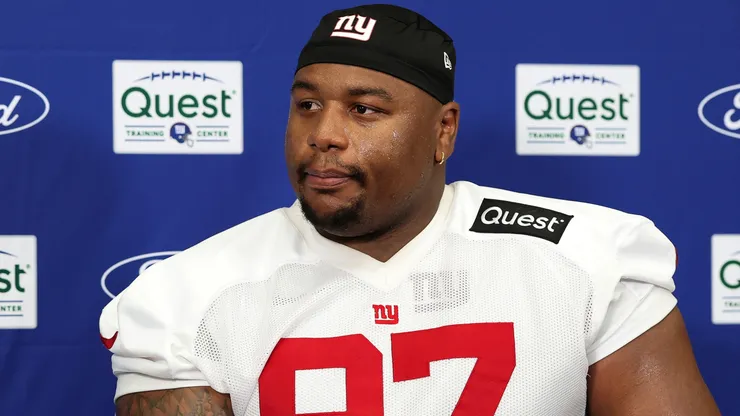 Dexter Lawrence II #97 of the New York Giants.