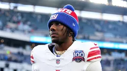 Malik Nabers of the New York Giants at Lincoln Financial Field.
