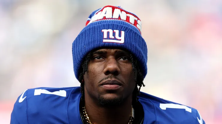 Malik Nabers at MetLife Stadium in East Rutherford, New Jersey.