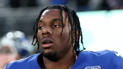 Malik Nabers #1 of the New York Giants at MetLife Stadium.