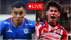 Carlos Rodriguez of Cruz Azul and Santiago Sandoval of Chivas.