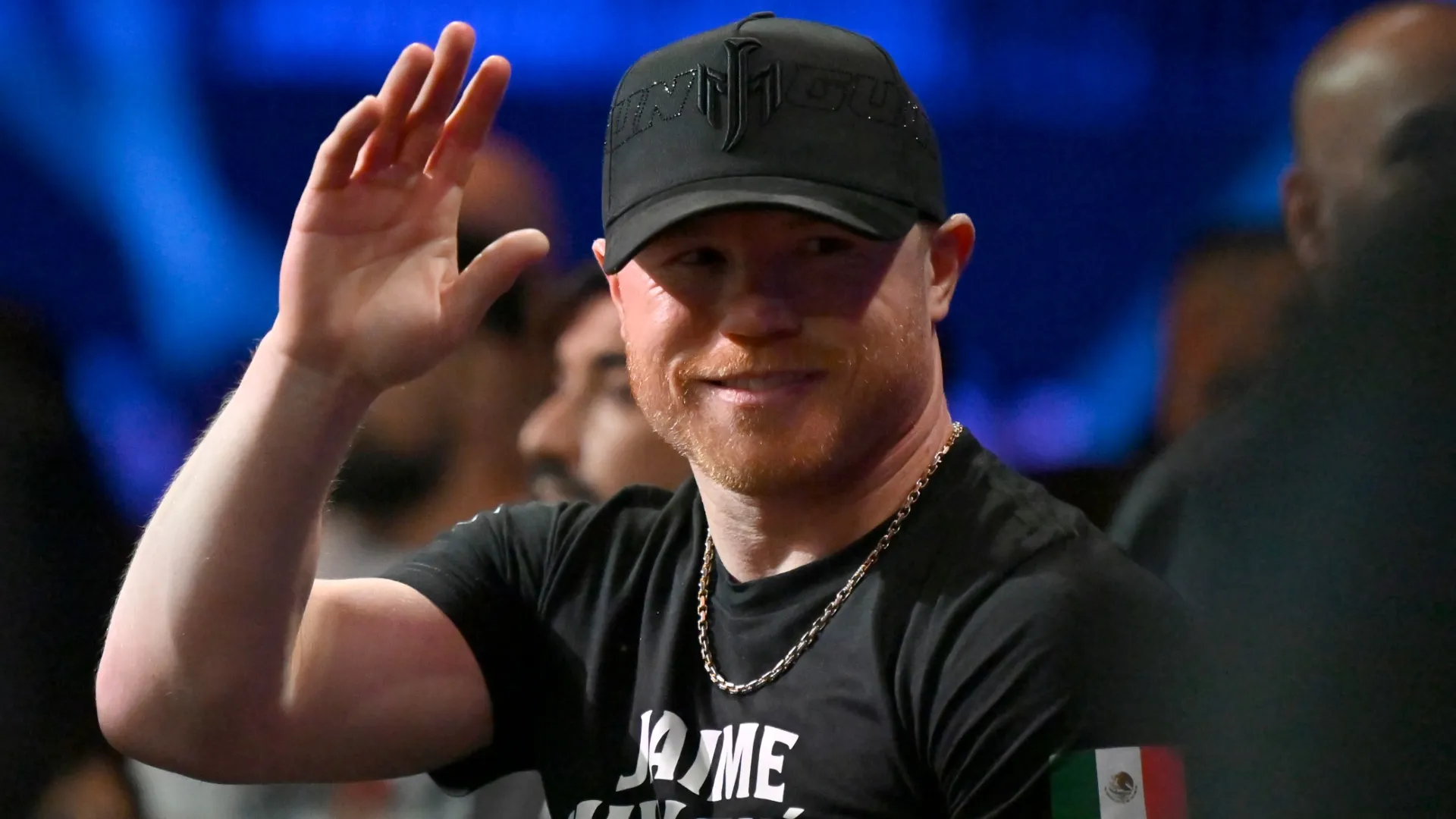 Canelo Álvarez attends David Benavidez vs Gilberto “Zurdo” Ramirez. David Becker/Getty Images