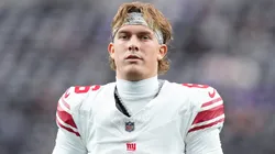 Jaxson Dart #6 of the New York Giants