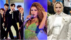 BTS, Shakira and Madonna