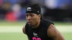 Thaddeus Dixon during NFL Combine at Lucas Oil Stadium.