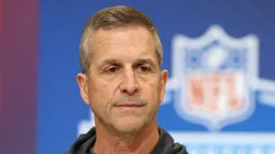 John Harbaugh head coach of the New York Giants