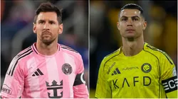 Lionel Messi of Inter Miami and Cristiano Ronaldo of Al Nassr.