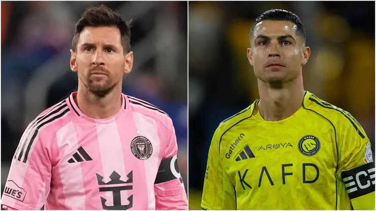 Lionel Messi of Inter Miami and Cristiano Ronaldo of Al Nassr.