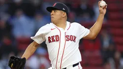 Ranger Suarez #55 of the Red Sox delivers a pitch during the second inning against the Phillies.
