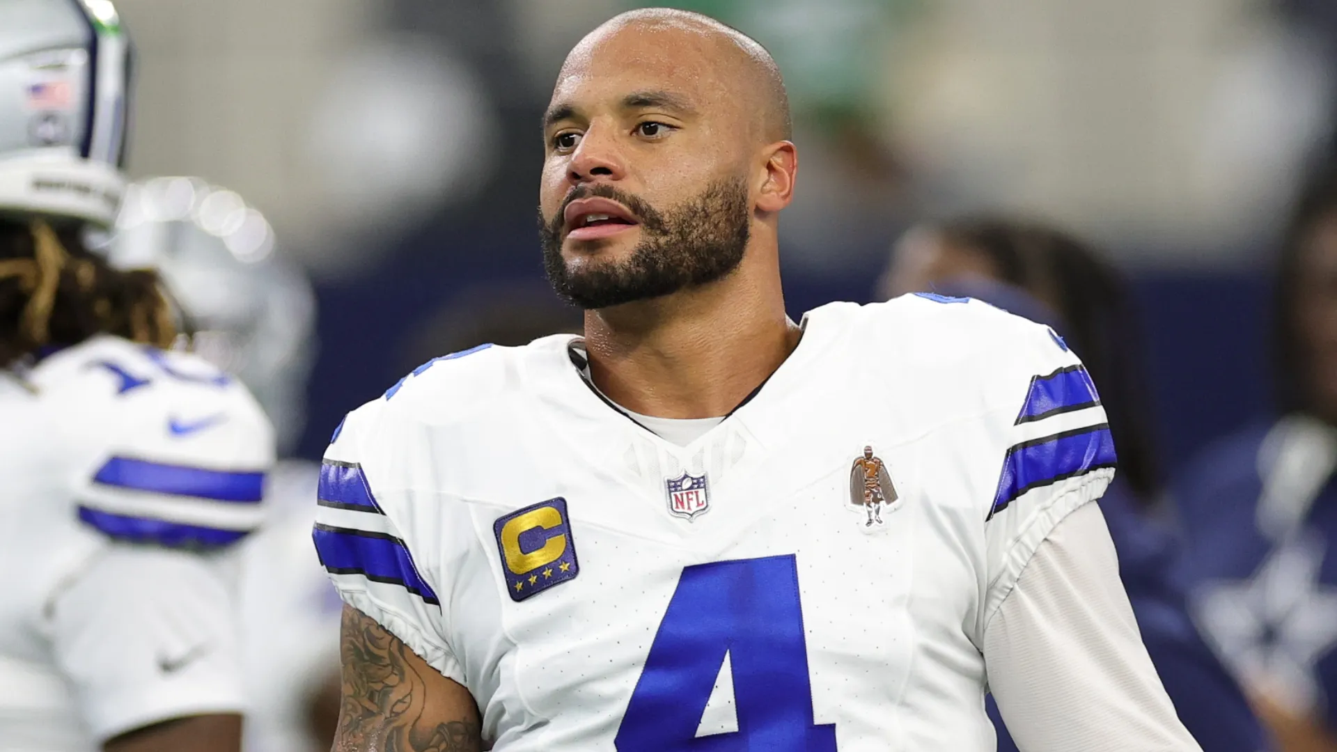 Dak Prescott #4 of the Dallas Cowboys