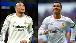 Kylian Mbappe and Cristiano Ronaldo of Real Madrid.
