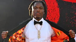 Arvell Reese of Ohio State arrives prior to the 2026 NFL Draft.