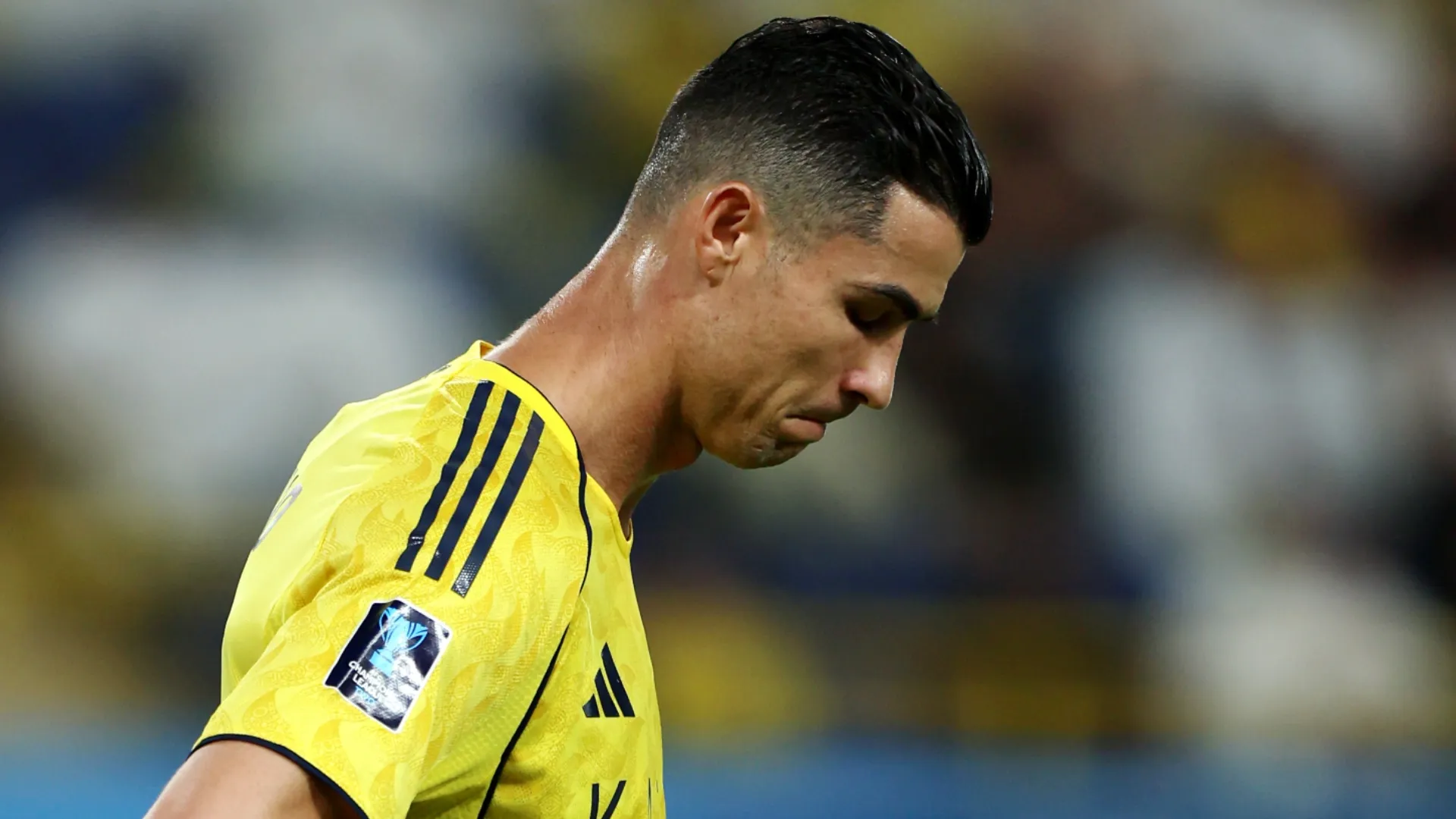 Cristiano Ronaldo lamenting