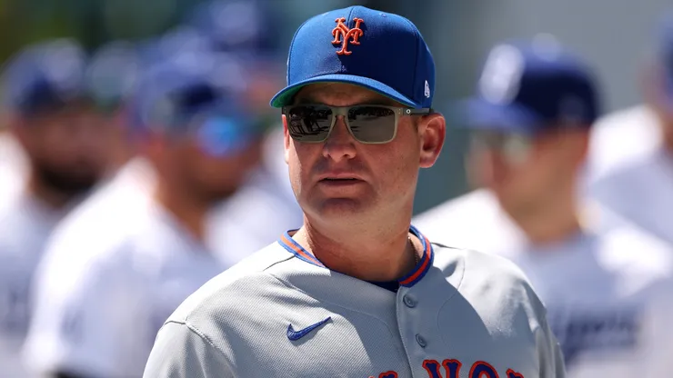 Carlos Mendoza #64 of the New York Mets.