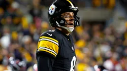 Aaron Rodgers #8 of the Pittsburgh Steelers.
