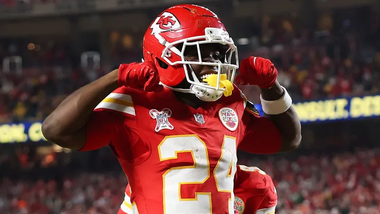 Brashard Smith #24 of the Kansas City Chiefs