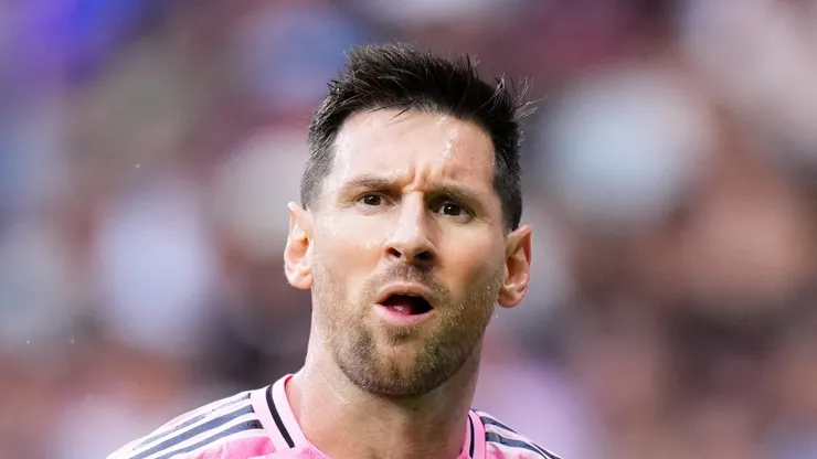Lionel Messi #10 of Inter Miami CF at Nu Stadium .