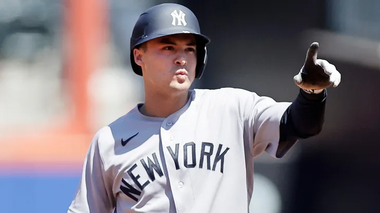 Anthony Volpe #11 of the New York Yankees.