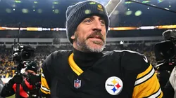 Aaron Rodgers #8 of the Pittsburgh Steelers