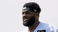 Kayvon Thibodeaux of the New York Giants during training camp.