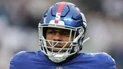 Kayvon Thibodeaux #5 of the New York Giants at MetLife Stadium.
