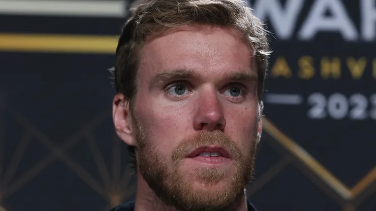 Connor McDavid of the Edmonton Oilers at the Bridgestone Arena.