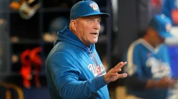 Manager Pat Murphy #49 of the Milwaukee Brewers.