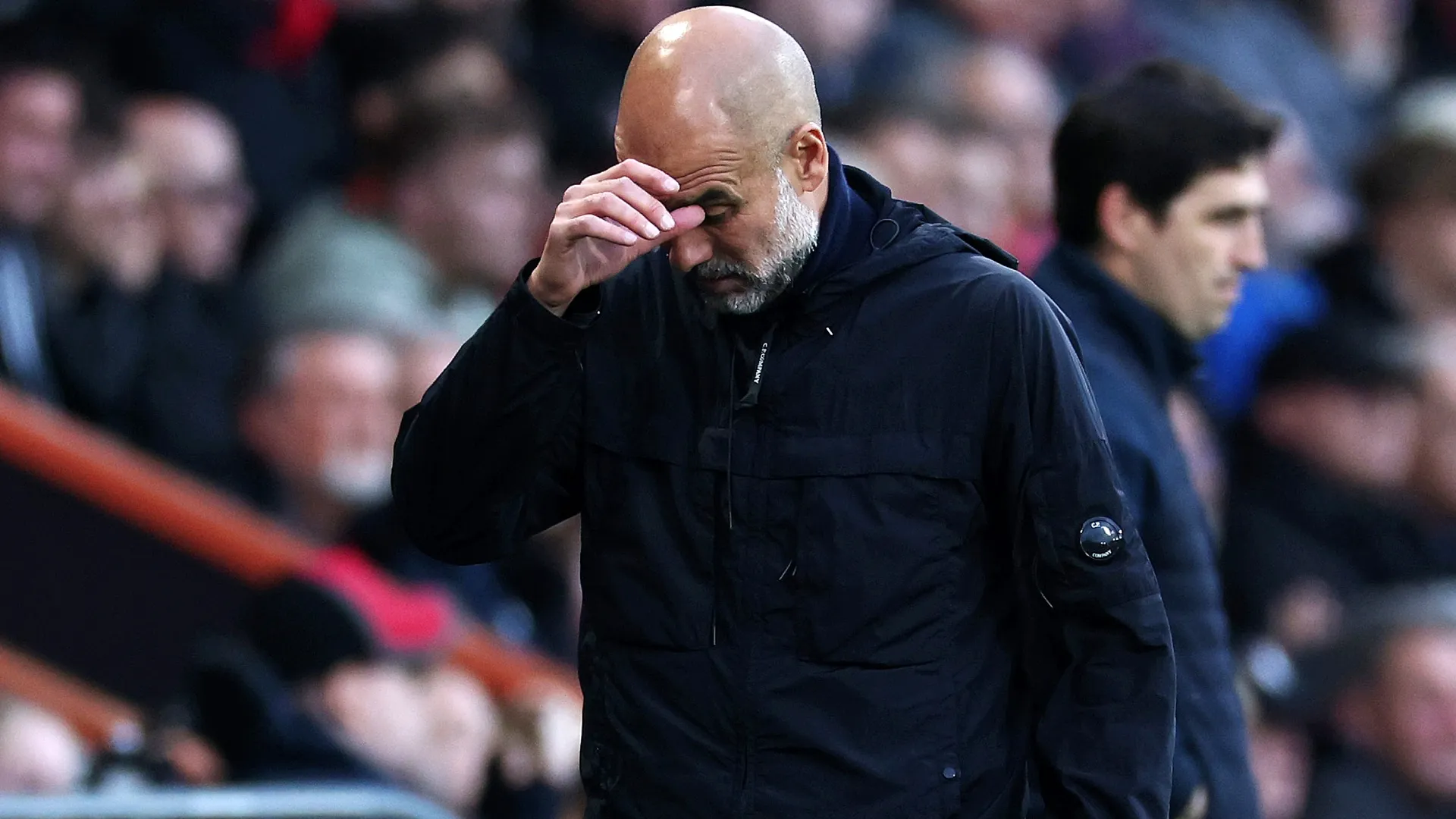 Pep Guardiola disappointed