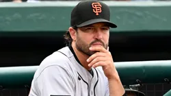 Tony Vitello reacts after the Giants suffered a late bullpen collapse.