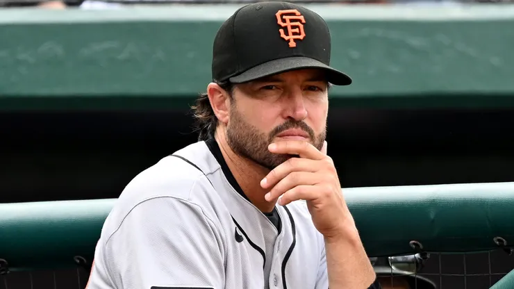 Tony Vitello reacts after the Giants suffered a late bullpen collapse.