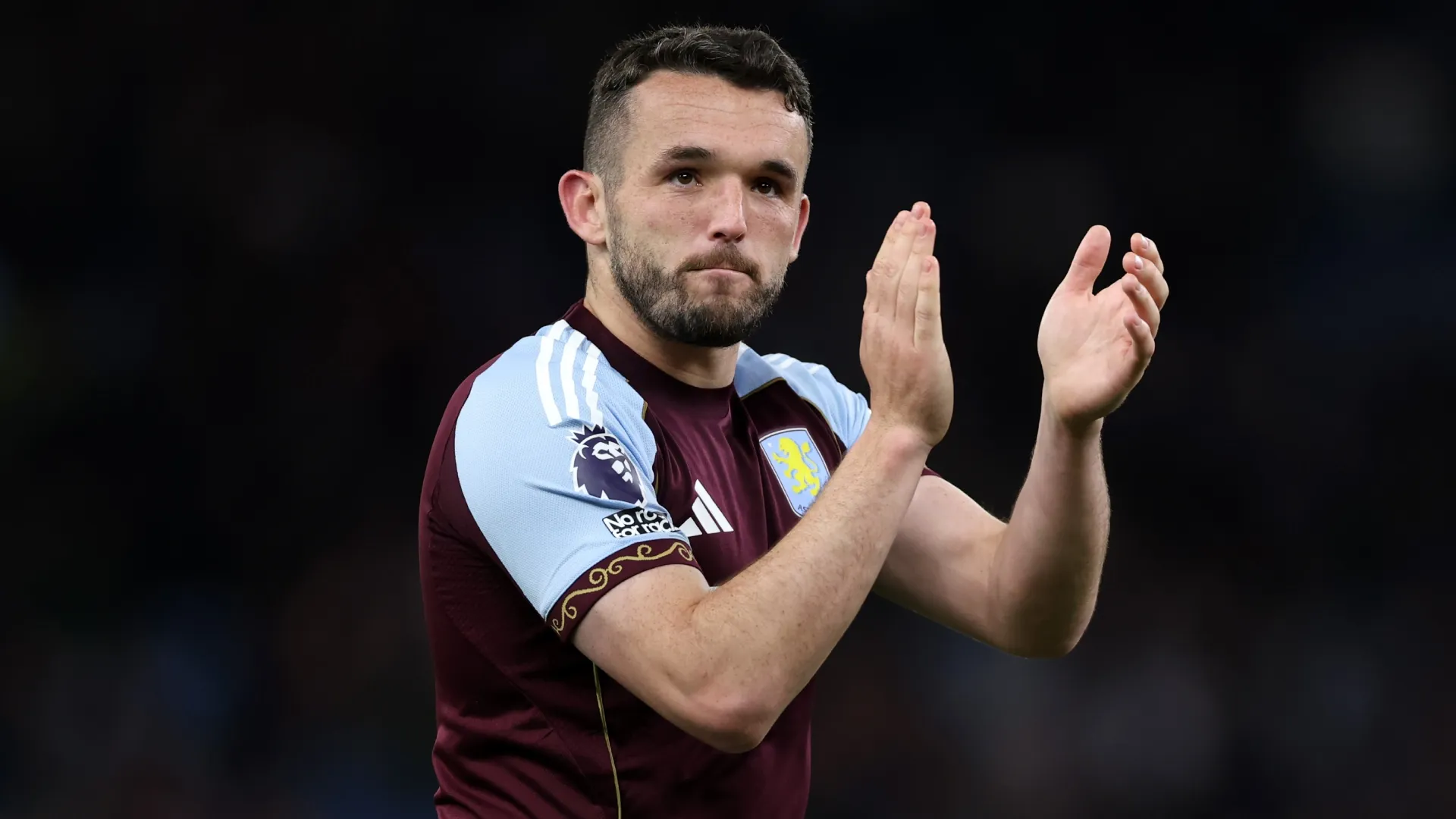 John McGinn of Aston Villa during the Premier League match (Source: Justin Setterfield/Getty Images)