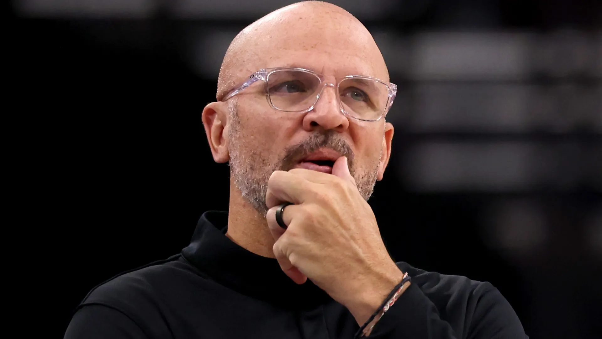 Jason Kidd looks on