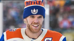 Connor McDavid at Commonwealth Stadium in Edmonton.