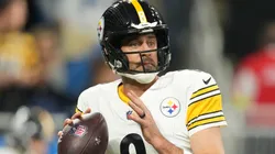 Aaron Rodgers #8 of the Pittsburgh Steelers.