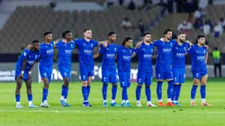 Al Hilal FC Players during the AFC Champions League Elite game