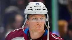 Nathan MacKinnon #29 of the Colorado Avalanche.