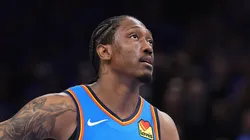 Jalen Williams #8 of the Oklahoma City Thunder.