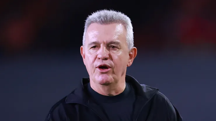 Coach Javier Aguirre of Mexico