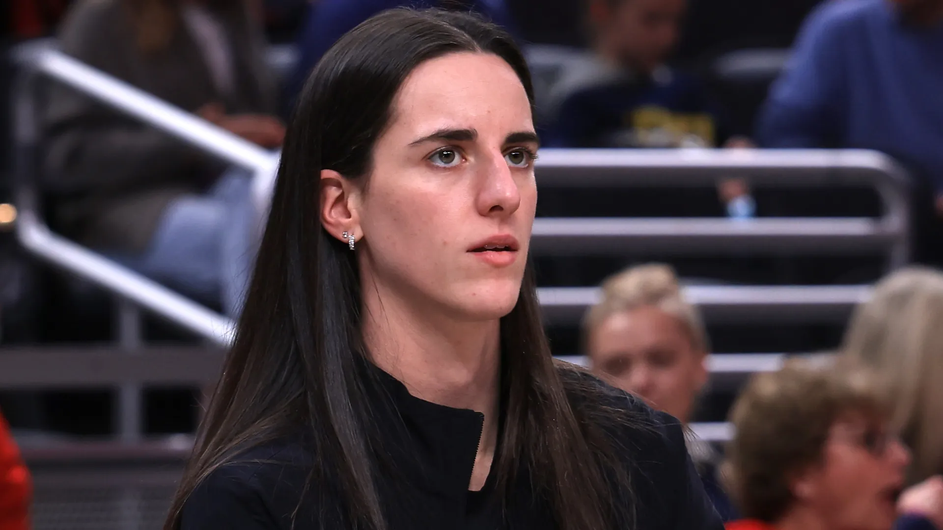 Caitlin Clark #22 of the Indiana Fever looks on against the Portland Fire (Source: Justin Casterline/Getty Images)