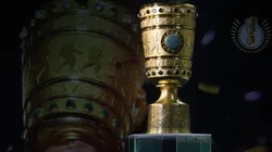 The DFB-Pokal trophy during the DFB Cup 2023/24 final match