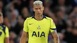 Richarlison of Tottenham Hotspur looks dejected.