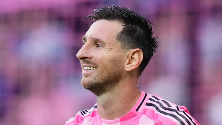 Lionel Messi #10 of Inter Miami CF gestures.
