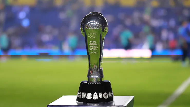 The champion trophy of Liga MX Clausura.