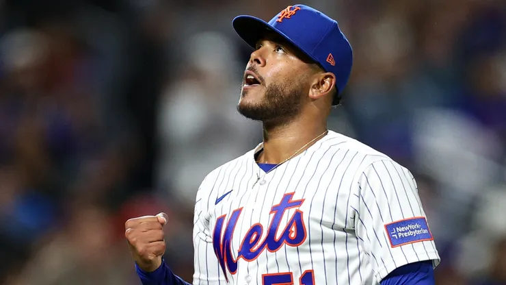 Freddy Peralta #51 of the New York Mets.