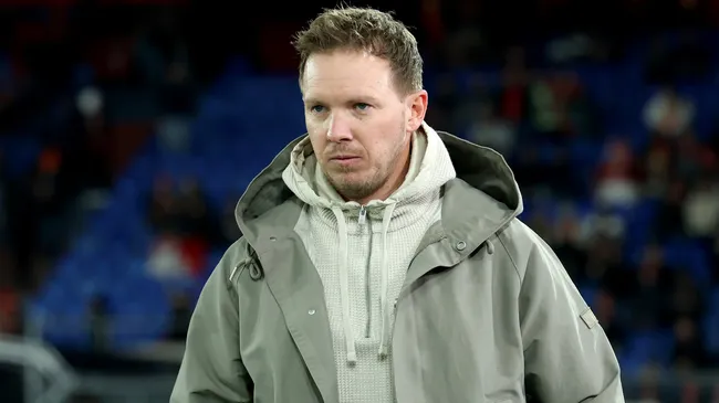 Head coach of Germany Julian Nagelsmann looks on prior to the international friendly match in 2026 (Source: Alexander Hassenstein/Getty Images)